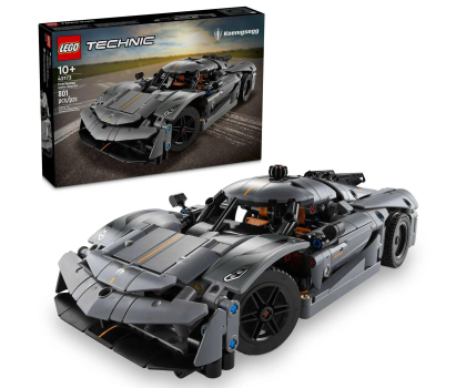 Klocki LEGO® LEGO Technic 42173 Szary hipersamochód Koenigsegg Jesko Absolut